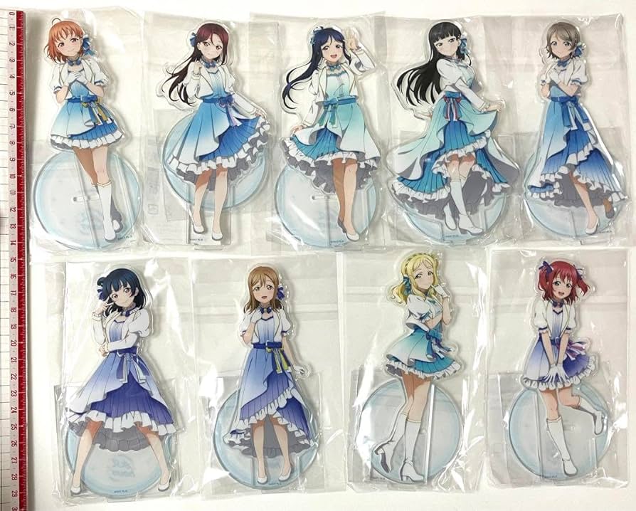 ラブライブ サンシャイン アクア Aqours 9周年 アクリルスタンド 全9種 ラブライブ サンシャイン アクア Aqours 9周年 アクリルスタンド 全9種